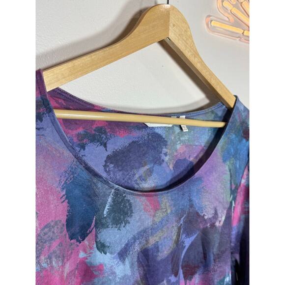 Soft Surroundings Tunic Long Sleeve Plus Size 1X Art To Wear Lagenlook Stretch - Picture 3 of 7